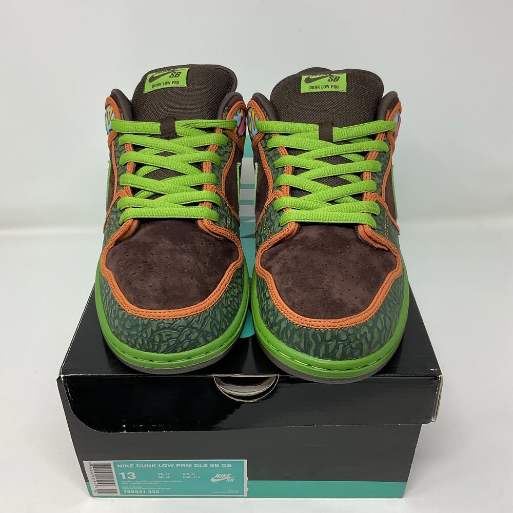 2015 Nike Sb Dunk Low Premium QS De La Soul 789841-332 Men size 13 NEW WITH BOX - Picture 2 of 9